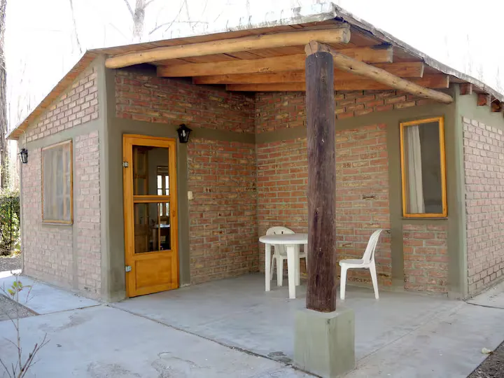 Dormitorio matrimonial de la cabaña Rudi
